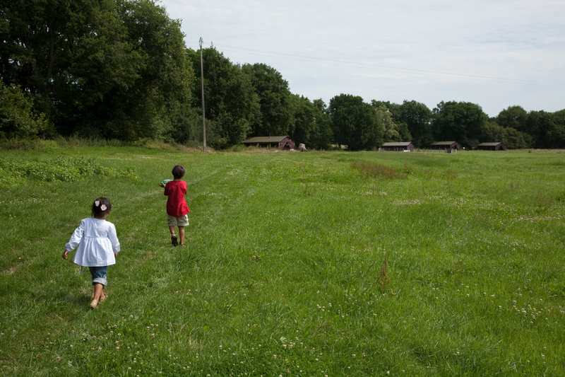 Kids in field